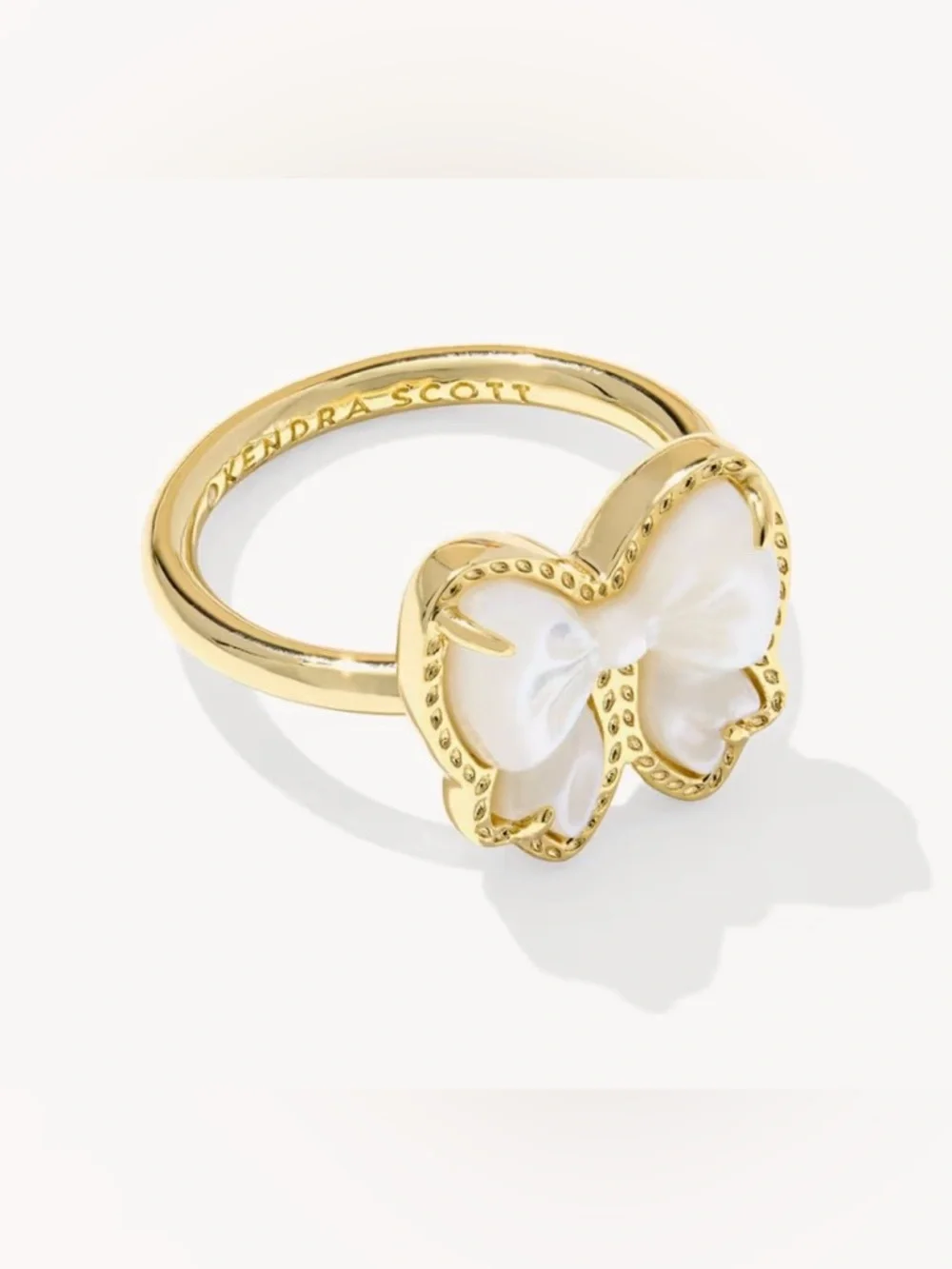 Kendra Scott Haley Bow Ring Size 7-New - Picture 2 of 5